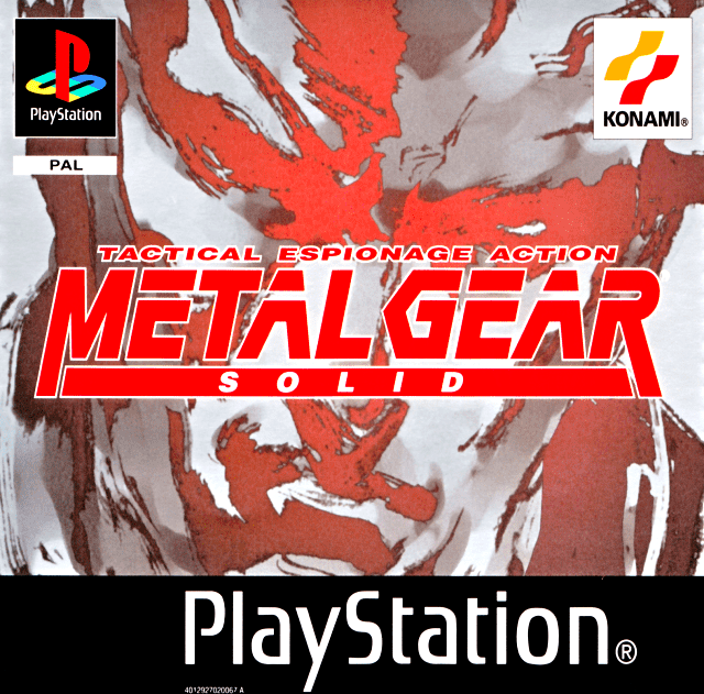 Metal Gear Solid box art for Playstation